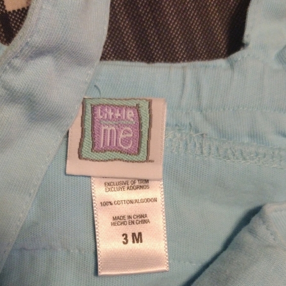 Little Me Blue Ruffled Bodysuit​ - Picture 5 of 5